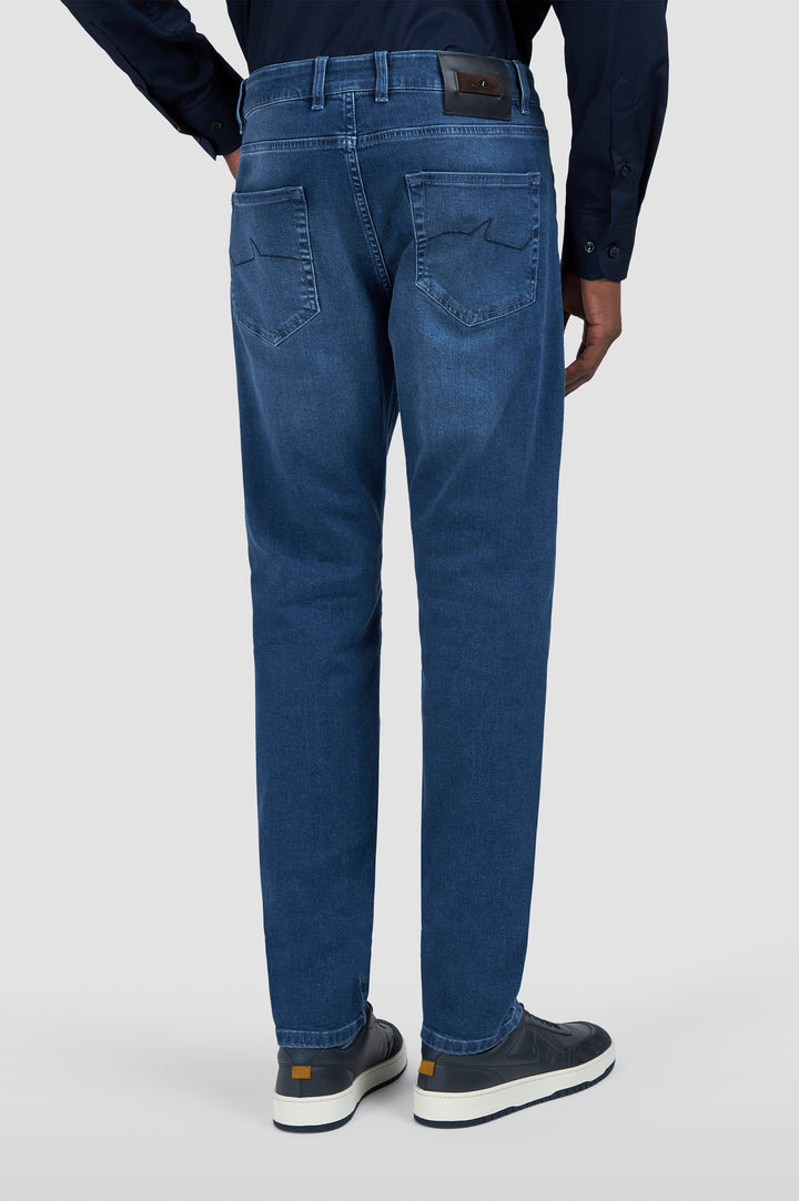 Paul & Shark Winter Giza Cotton Stretch Denim | Blue