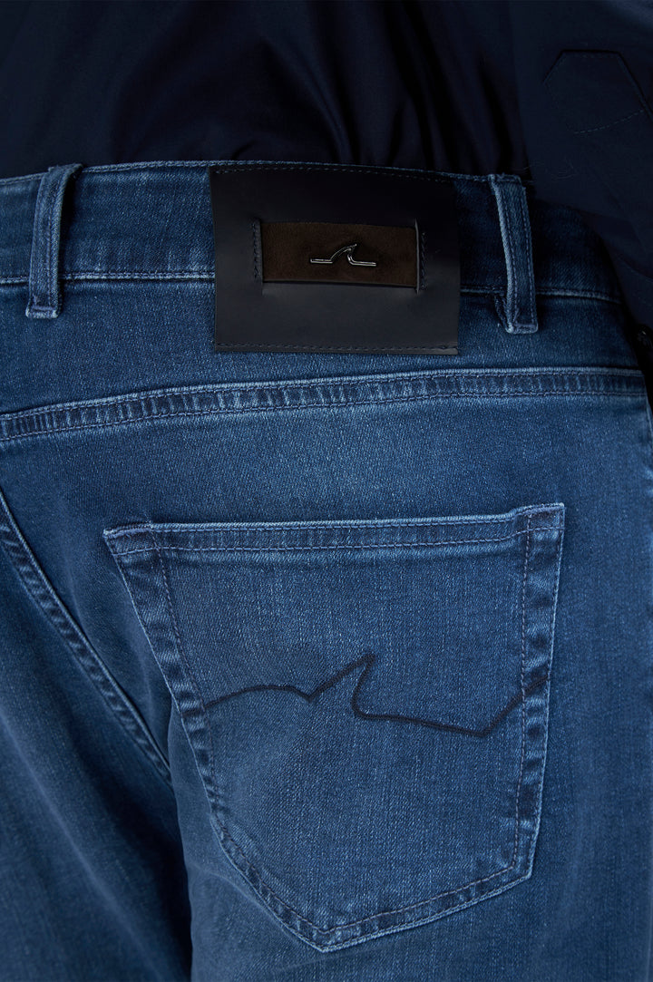Paul & Shark Winter Giza Cotton Stretch Denim | Blue
