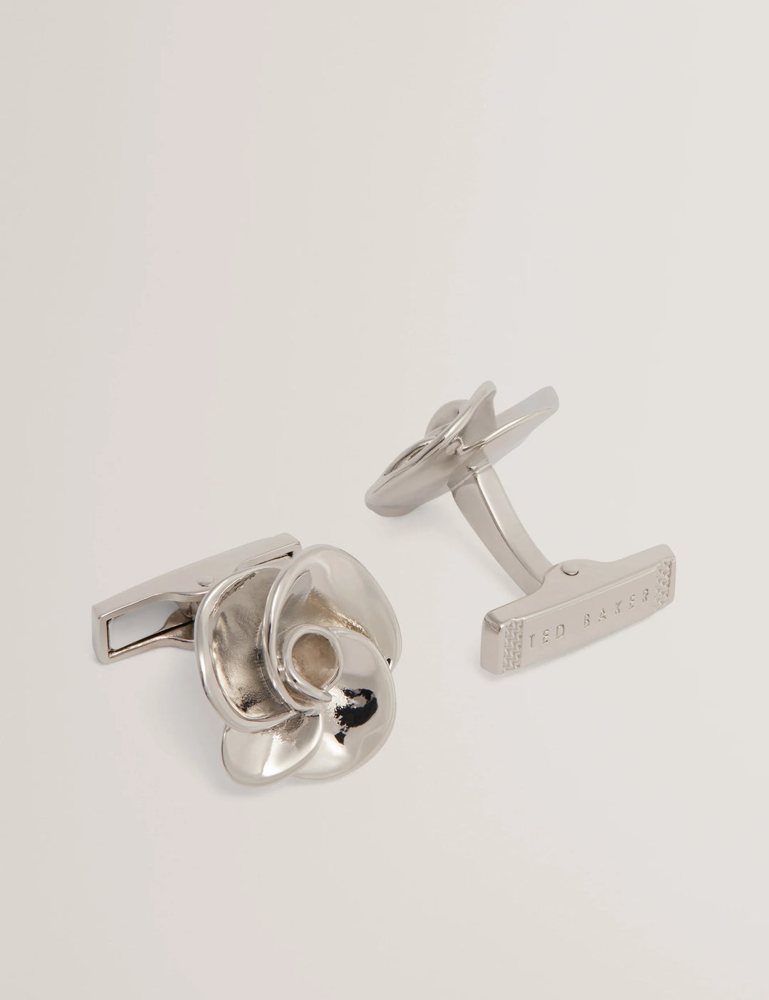 Ted Baker Roseo Rose Cufflinks | Silver