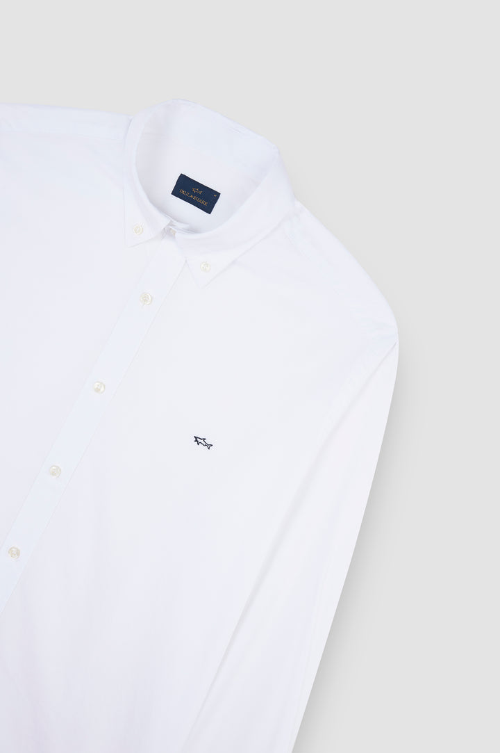 Paul & Shark Cotton Poplin Shirt | White