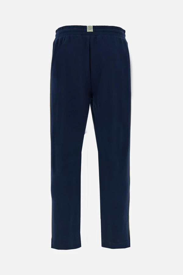 La Martina Men’s Joggers Cotton Interlock Fleece Two-tone | Navy