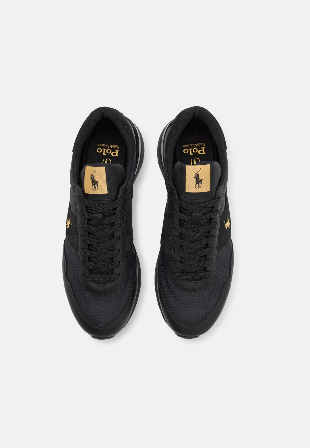 Ralph Lauren Women's Low Top Lace Sneakers Train 89 | Black