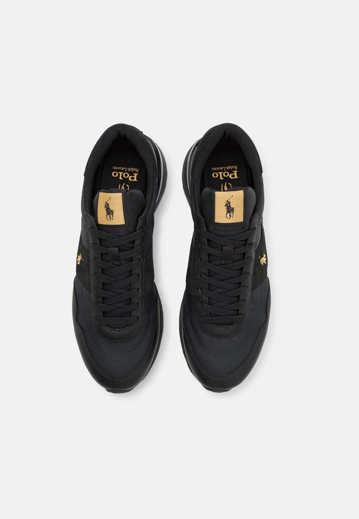 Ralph Lauren Women's Low Top Lace Sneakers Train 89 | Black