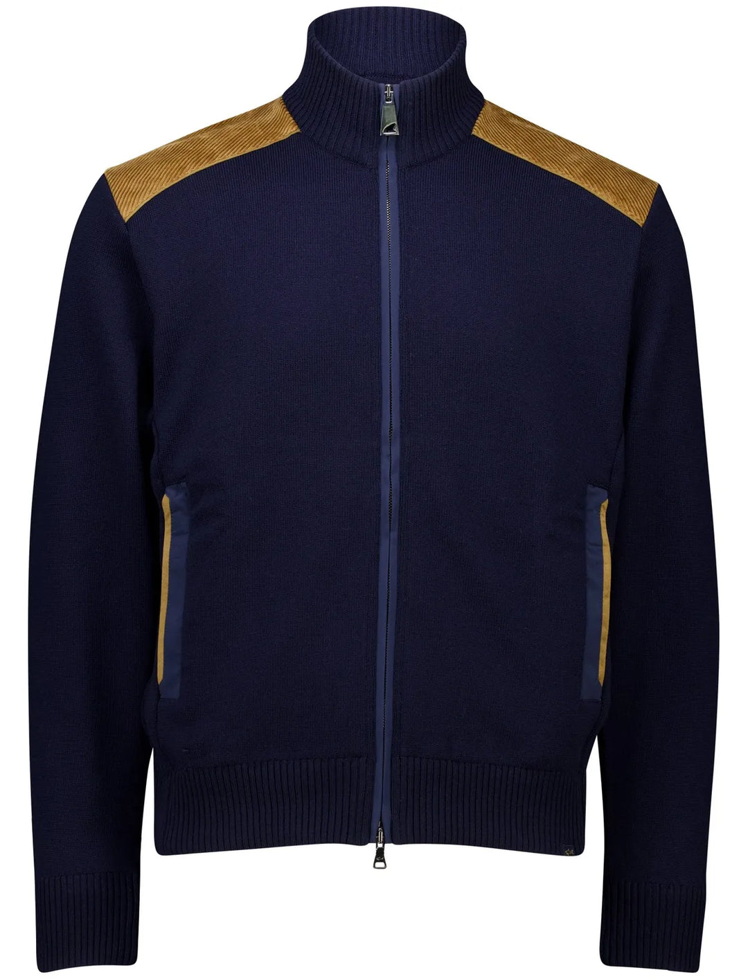 Paul & Shark Velvet Soft Cool Touch Wool Cardigan | Navy
