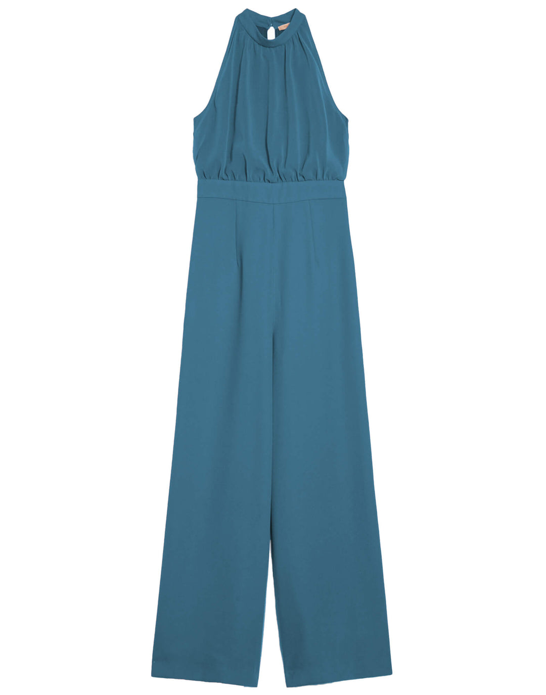 PennyBlack Envers Satin and Georgette Jumpsuit | Navy
