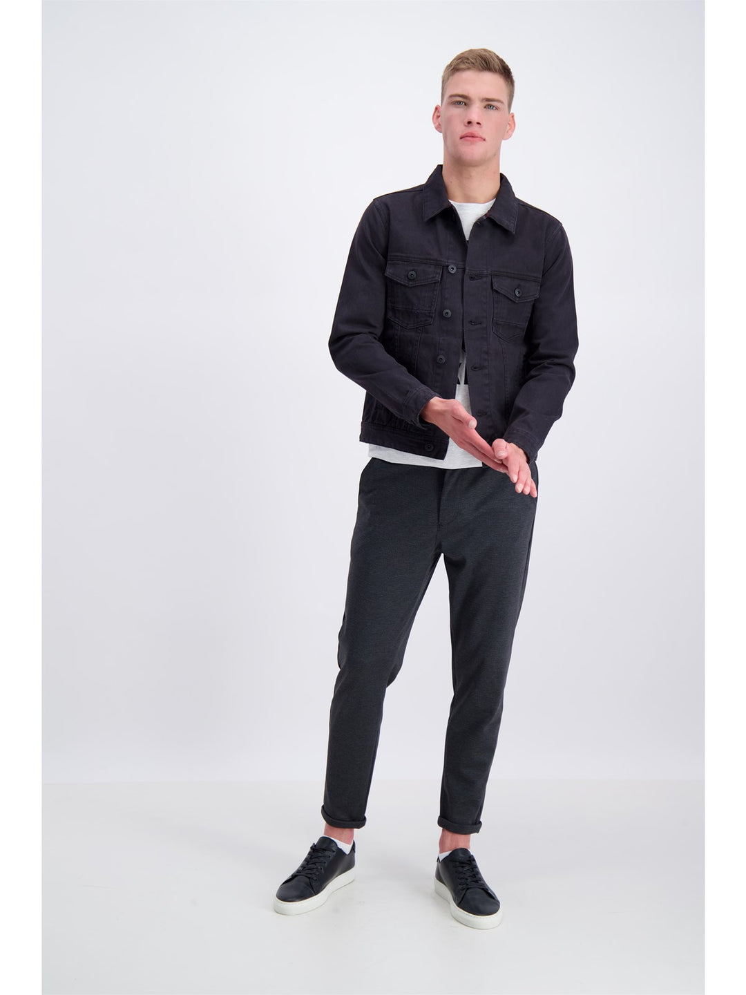 Shine Original Denim Jacket | Dusty Black