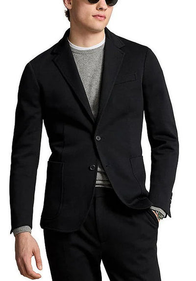 Ralph Lauren Double Knit Jacket | Black