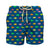 MC2 Saint Barth Lightweight Fabric Swim Shorts Lighting | Navy/Multi