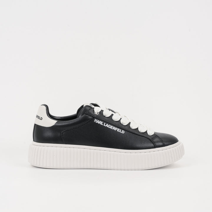 Karl Lagerfeld Men's Kaprika Low Top Sneakers | Black