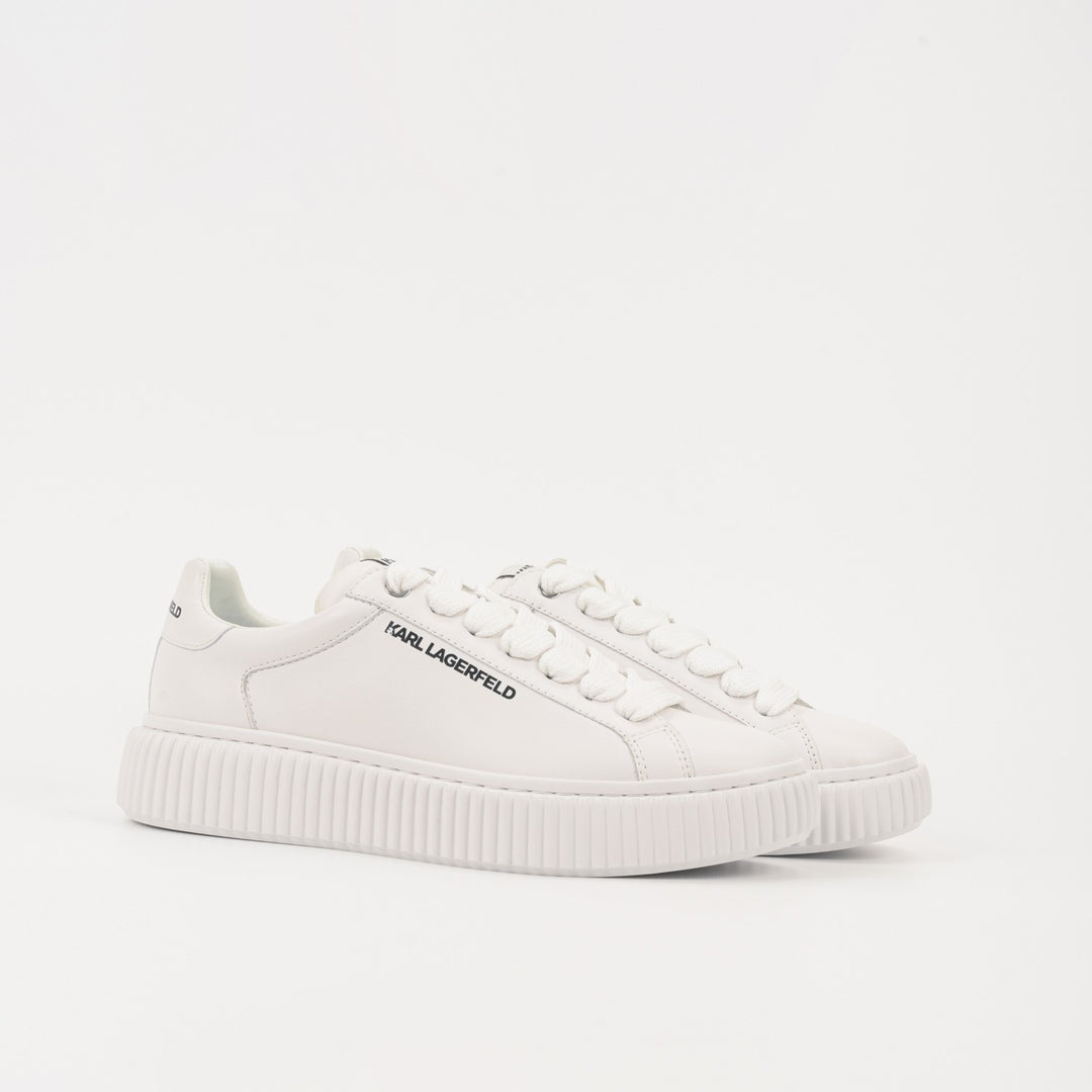 Karl Lagerfeld Men's Kaprika Low Top Sneakers | White