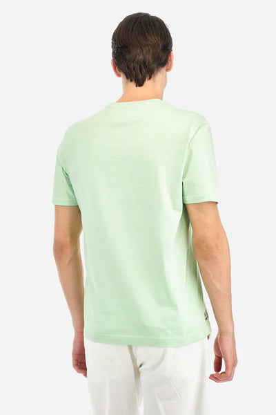 La Martina Regular Fit Cotton Jersey T-shirt - Algar | Pastel Green