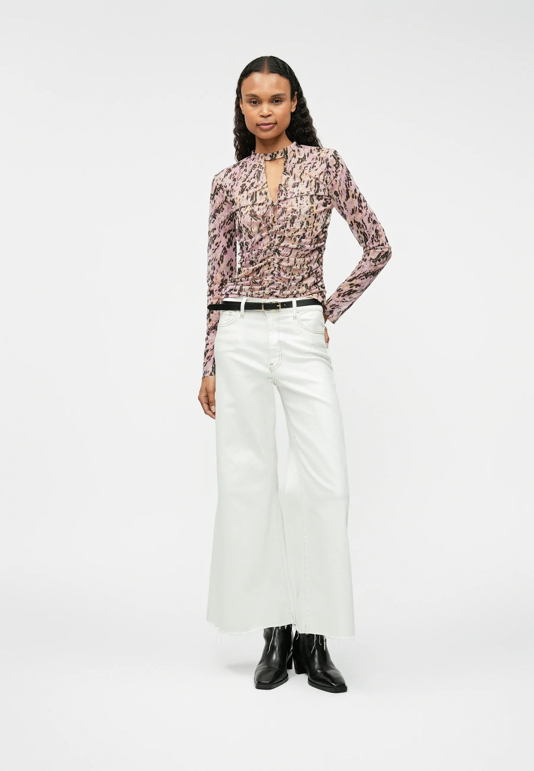 Karl Lagerfeld Animal Mesh Top | Artistic Animal