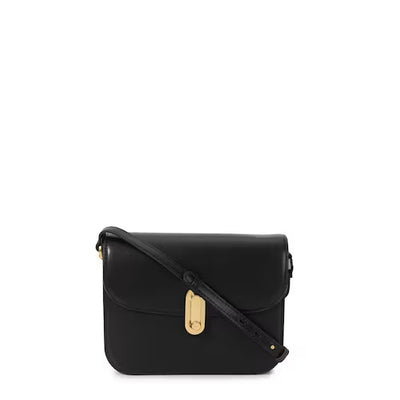 Ted Baker Kkayli Polished Leather Satchel Bag | Black