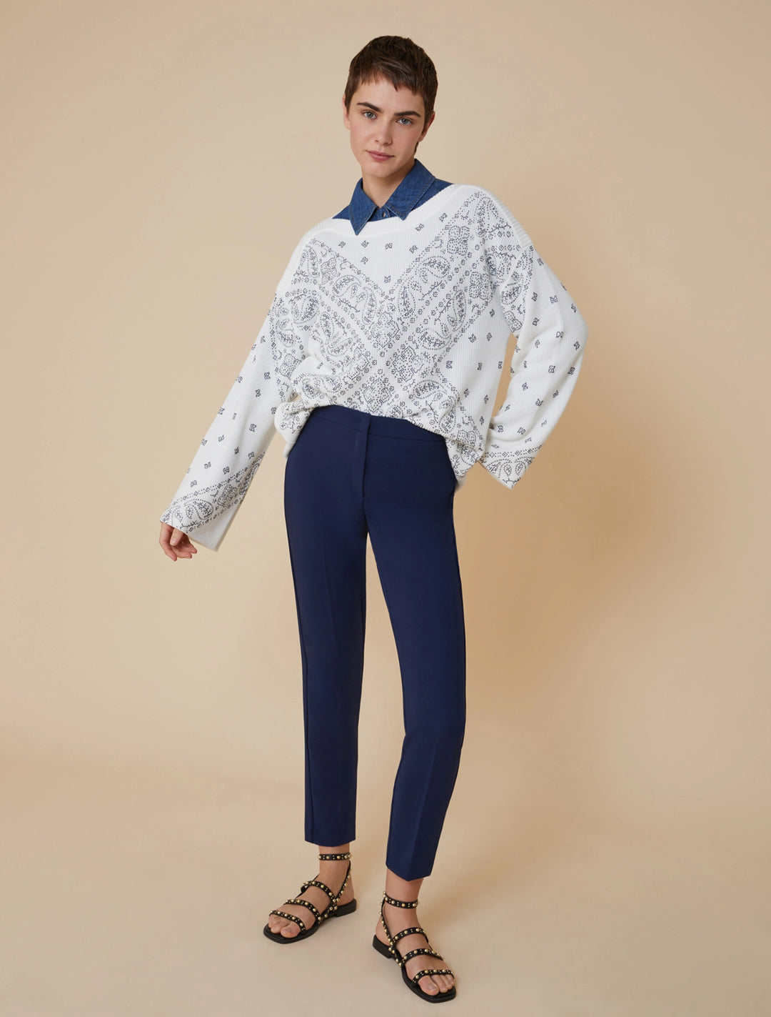 PennyBlack Cinghia Trousers | Navy