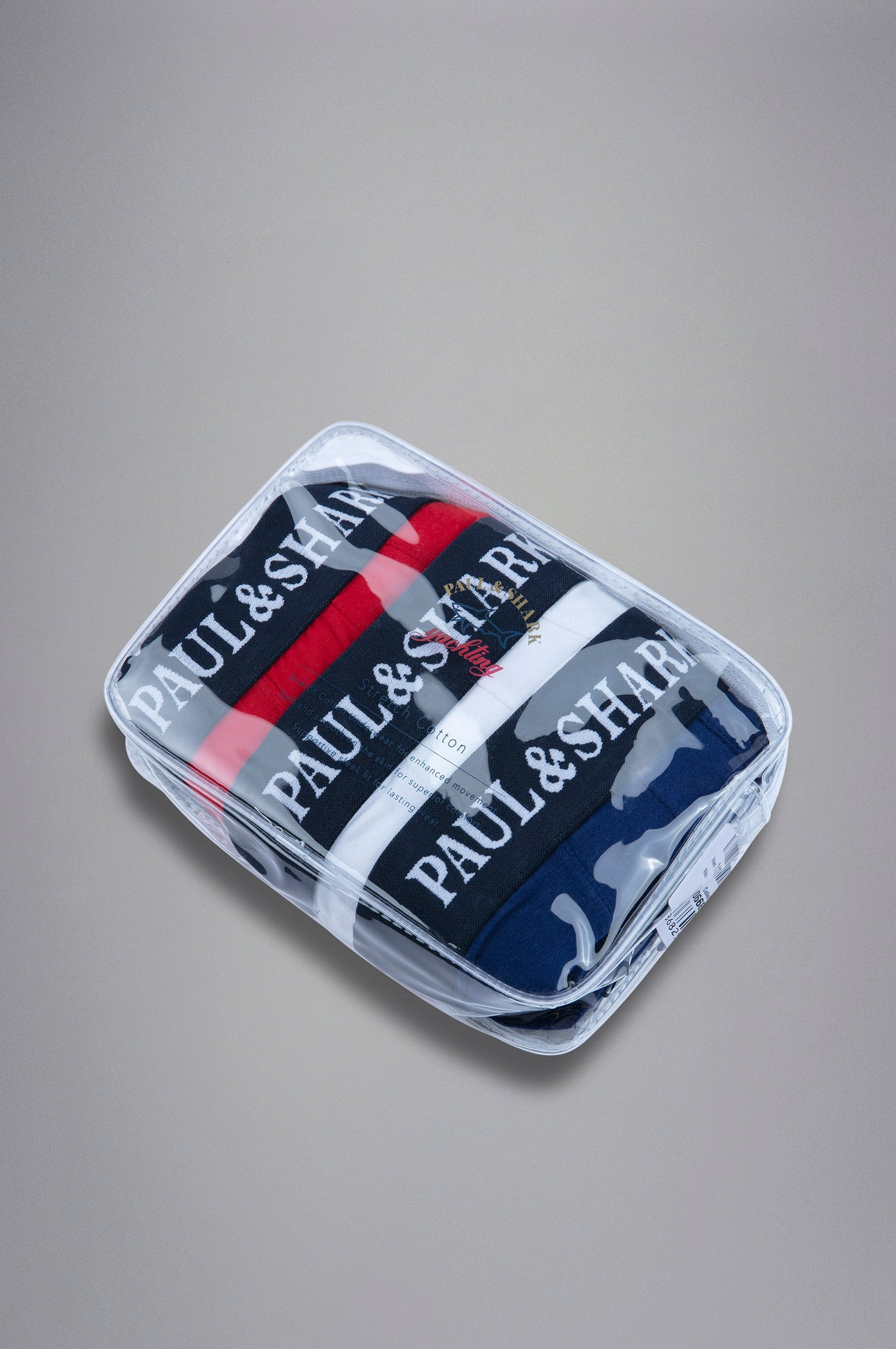 Paul & Shark Stretch Cotton 3 Pack Boxer | Navy/Red/White
