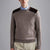 Paul & Shark Wool Crewneck Pullover with Moon Badge | Beige