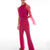 PennyBlack Envers Satin and Georgette Jumpsuit | Fuchsia