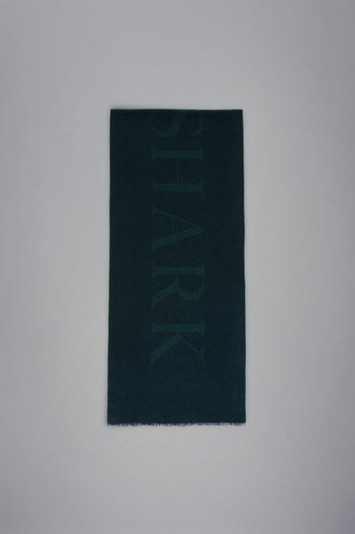 Paul & Shark Wool Scarf with Large P&S Letters | Blue/Green