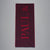 Paul & Shark Wool Scarf with Large P&S Letters | Red/Dark Red