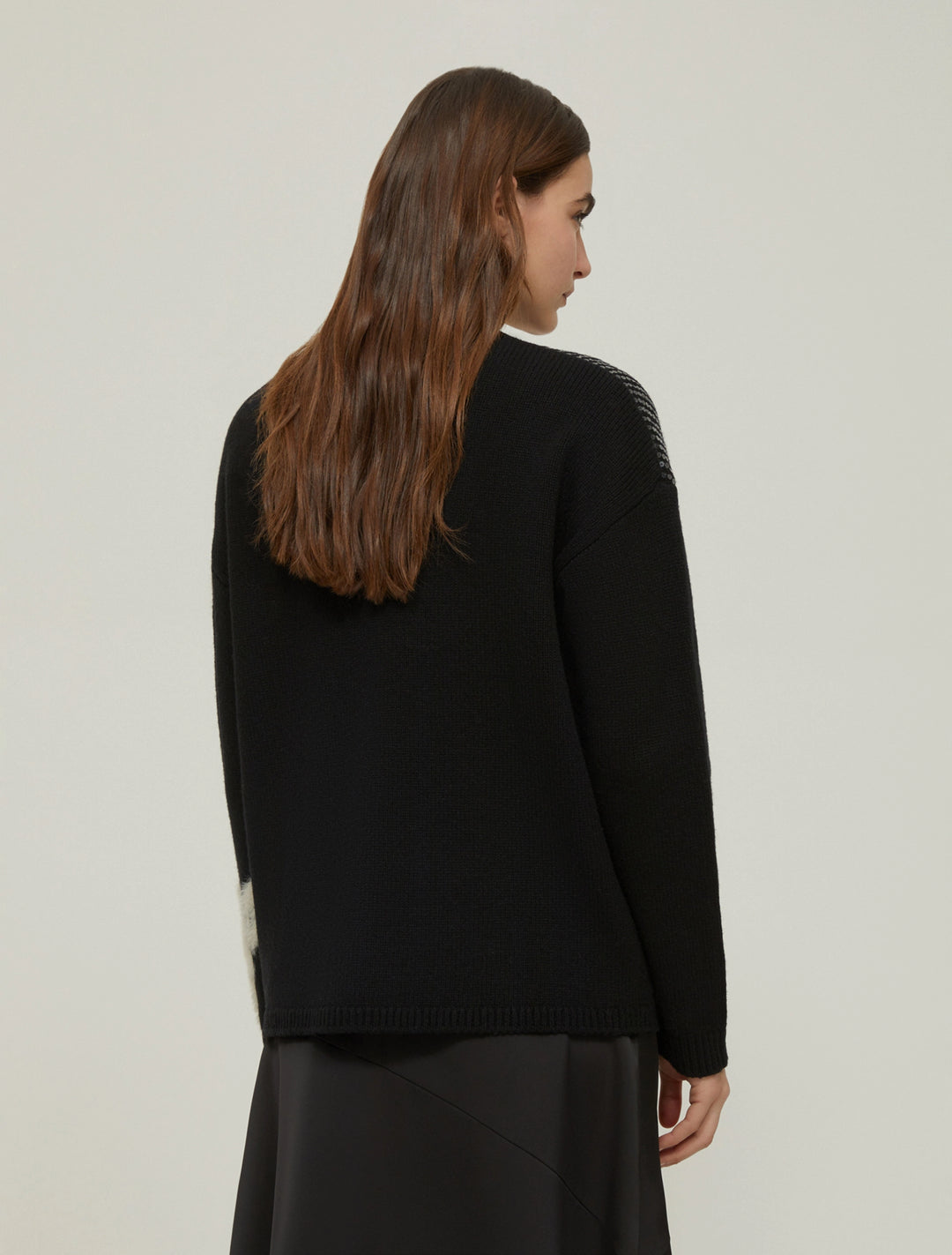 PennyBlack Godezia Sequin-adorned Jacquard Sweater | Black