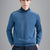 Paul & Shark Wool Crewneck Pullover with Typhoon Fabric and Moon Badge | Blue