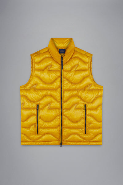 Paul & Shark Monogram Nylon Vest | Yellow