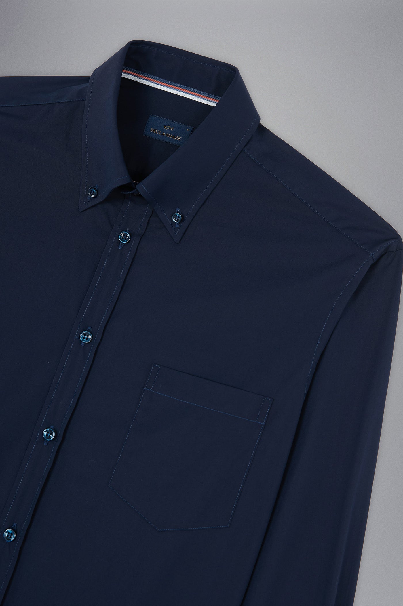 Paul & Shark Cotton Poplin Shirt | Navy