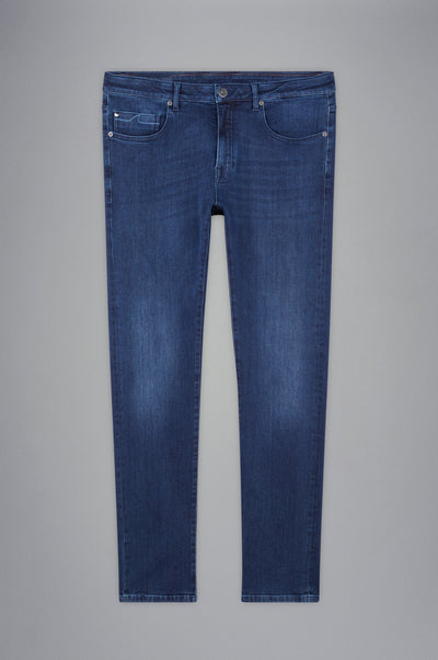 Paul & Shark Comfort Rivet Stretch Jeans | Blue