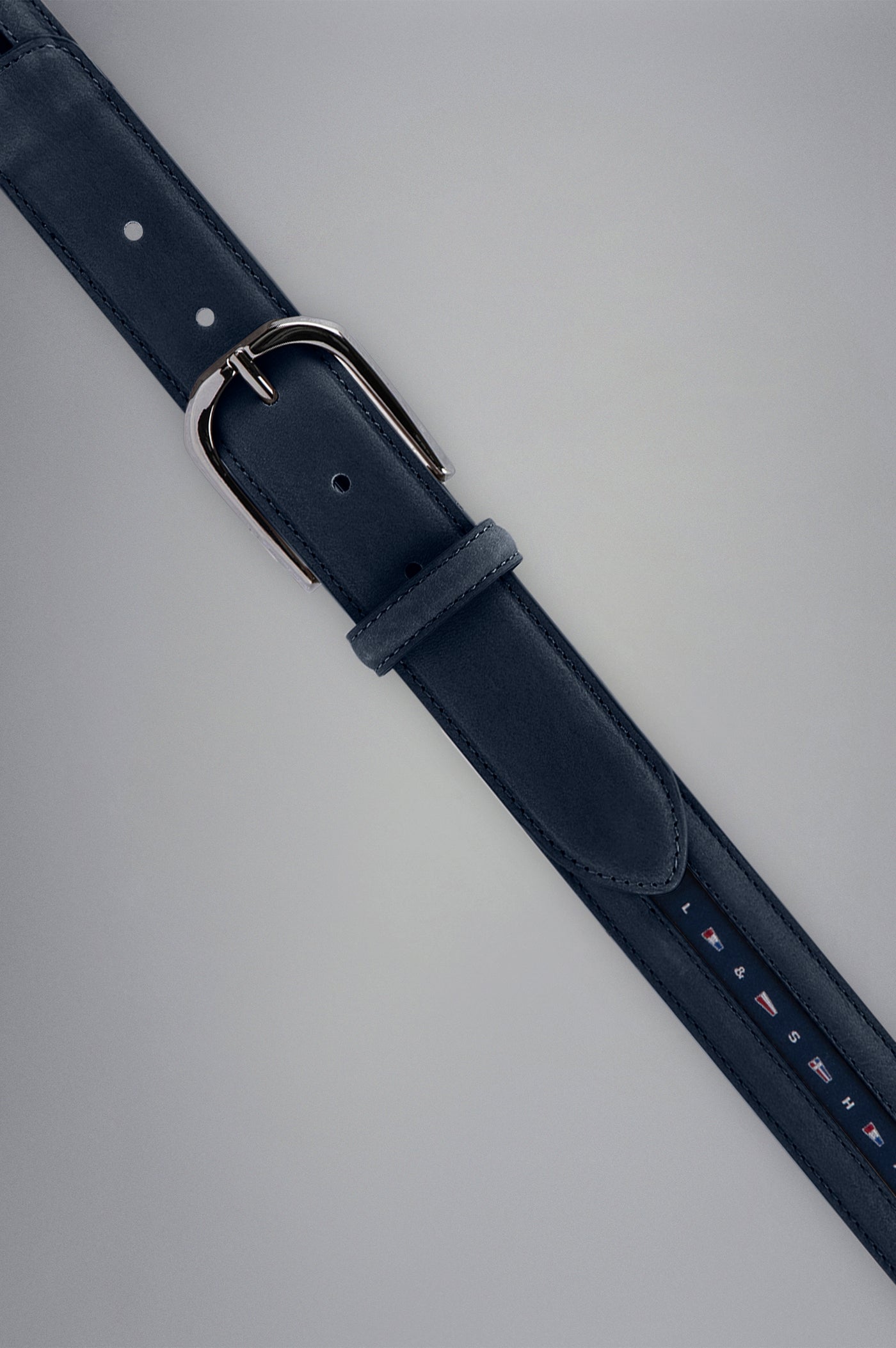 Paul & Shark Nautical Suede Belt | Navy