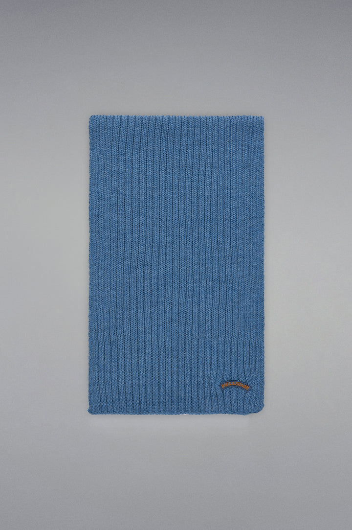 Paul & Shark Wool Scarf with Moon Badge | Bluette