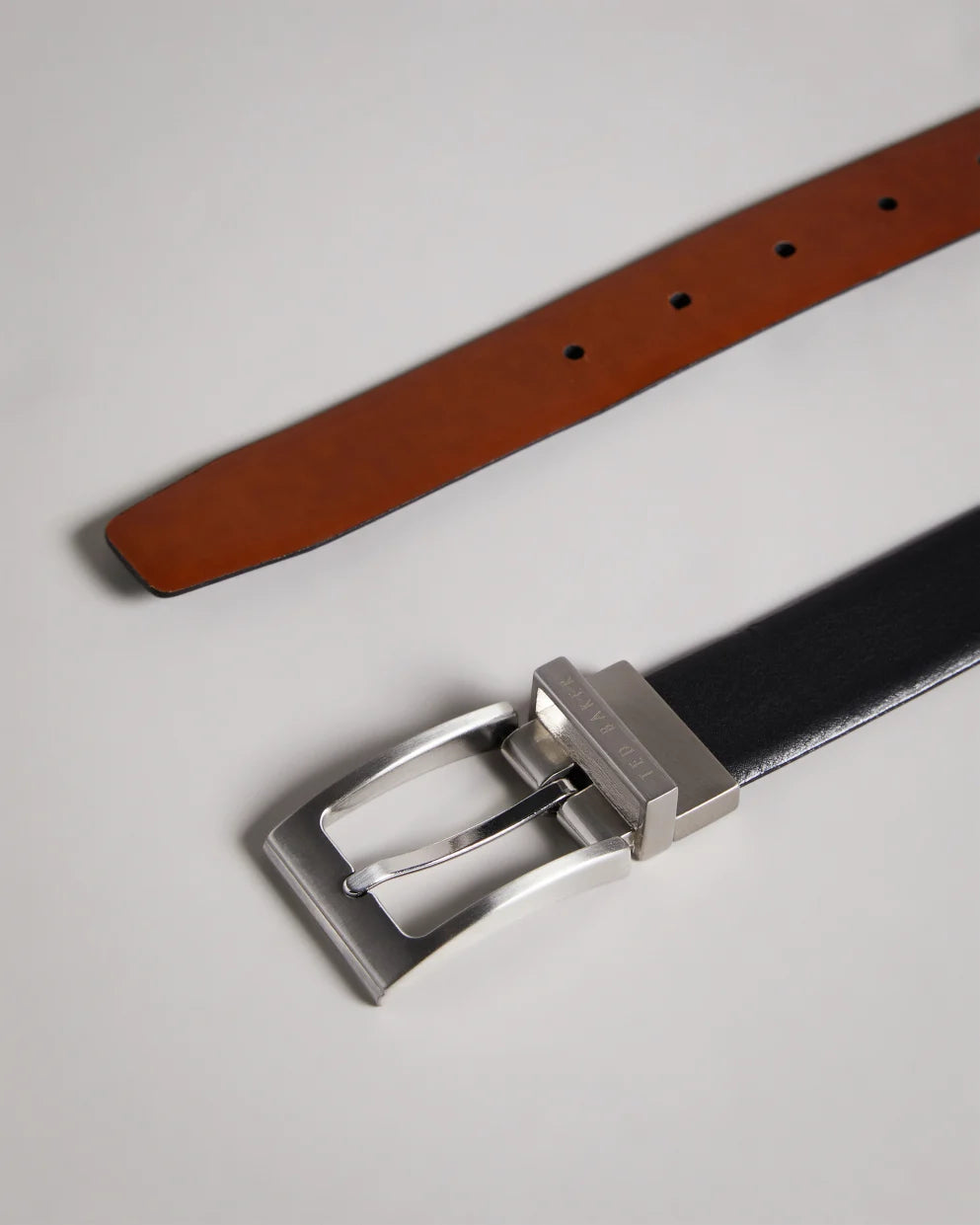 Ted Baker Karmer Reversible Leather Belt | Black/Tan