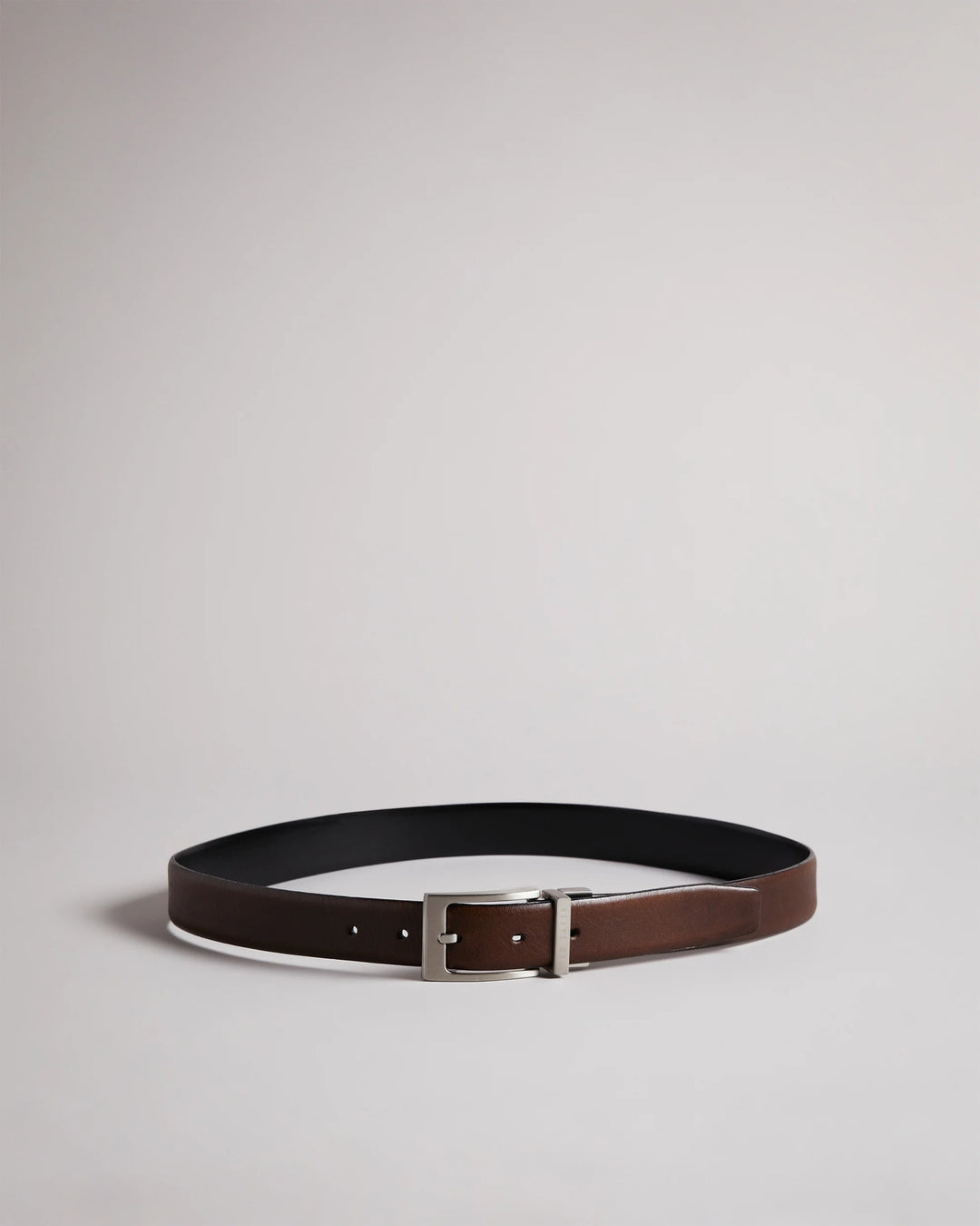 Ted Baker Karmer Reversible Leather Belt | Chocolate/Black