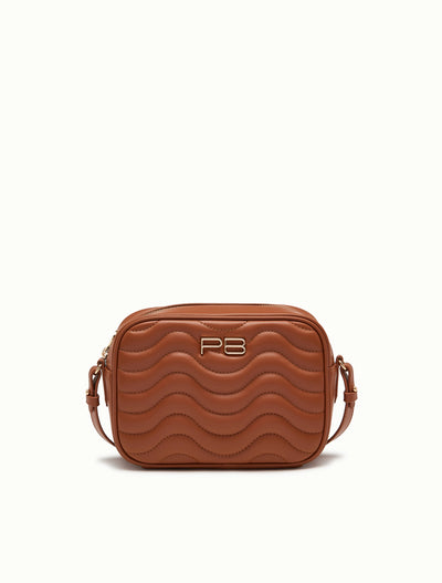 PennyBlack Quilted Camera Bag | Tobacco