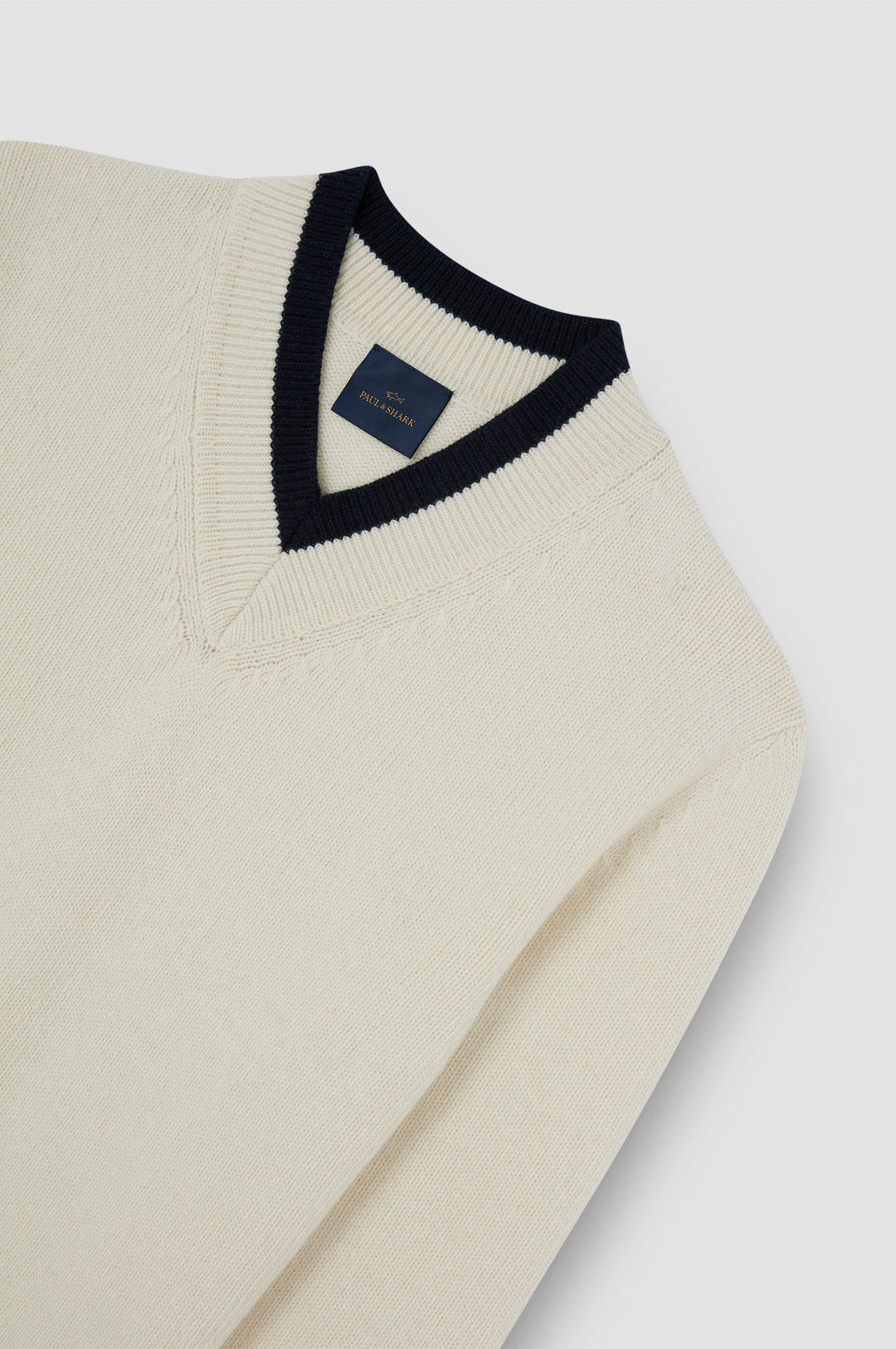 Paul & Shark Re-Wool Crewneck | White