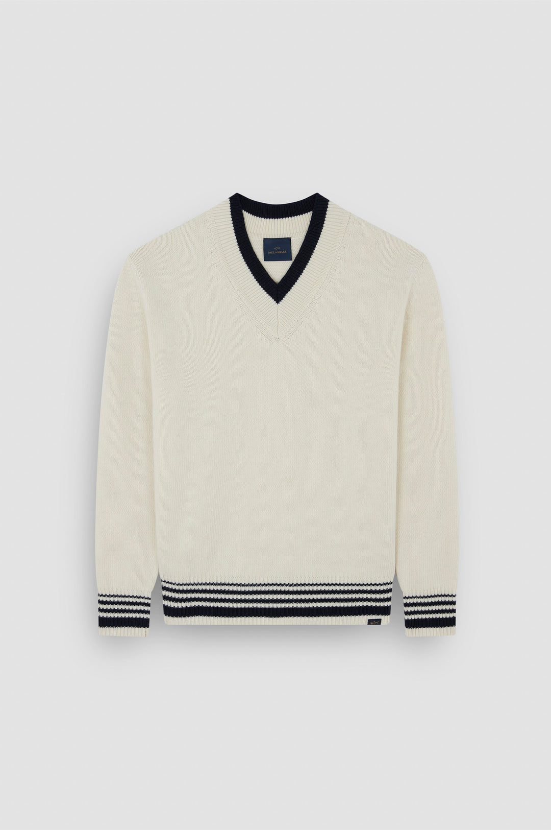 Paul & Shark Re-Wool Crewneck | White
