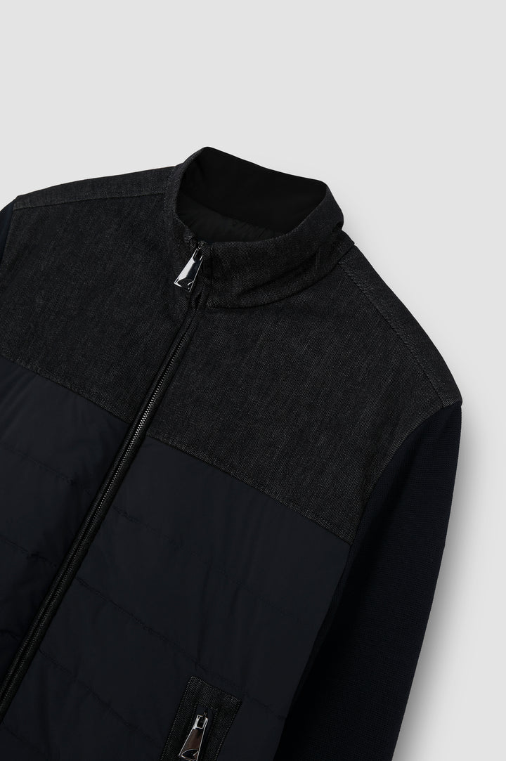 Paul & Shark Denim Details Cool Touch Wool Jacket | Navy