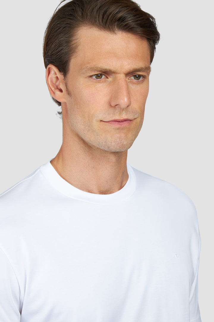 Paul & Shark Embroidered Fin Supima® Cotton Jersey T-shirt | White