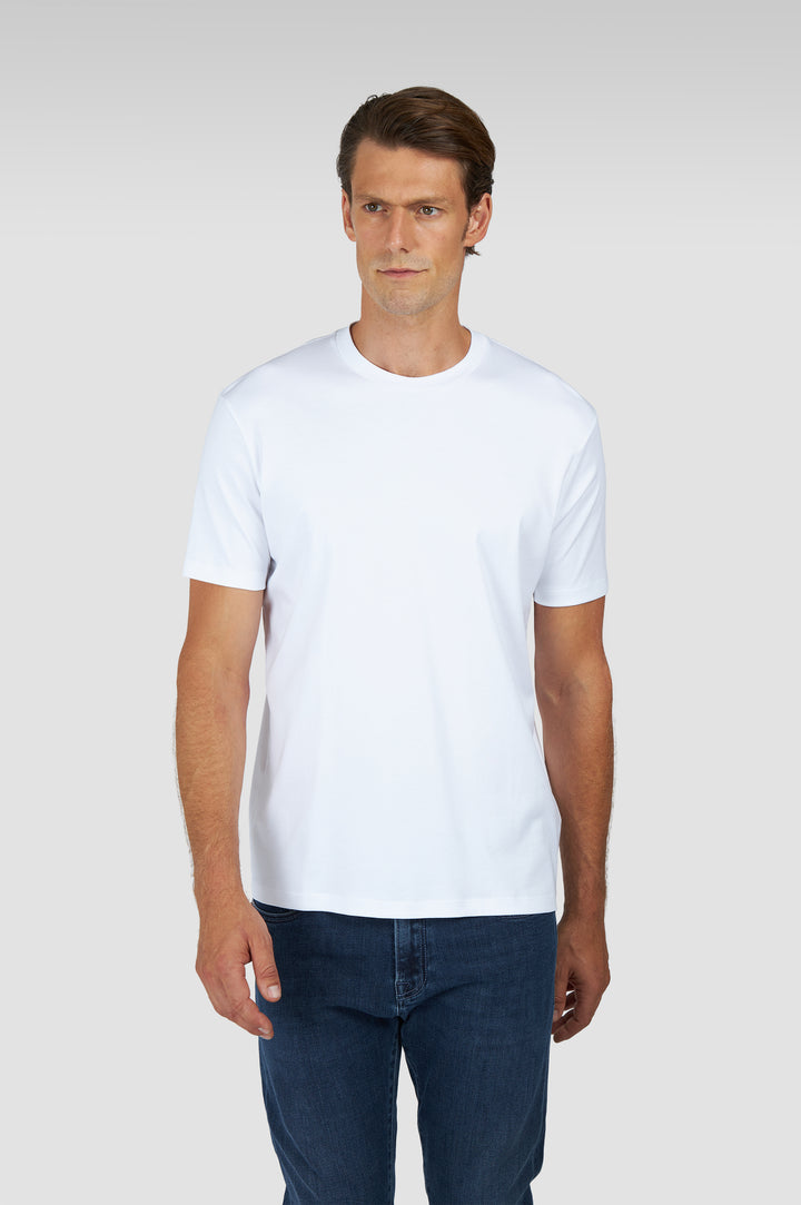 Paul & Shark Embroidered Fin Supima® Cotton Jersey T-shirt | White
