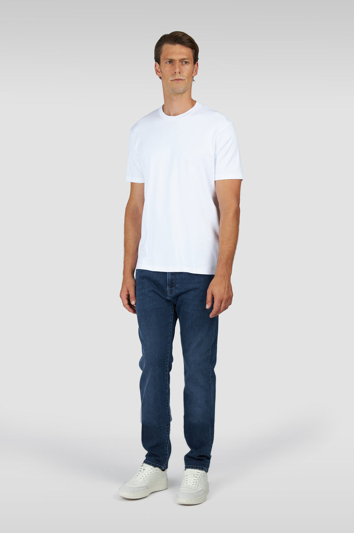 Paul & Shark Embroidered Fin Supima® Cotton Jersey T-shirt | White