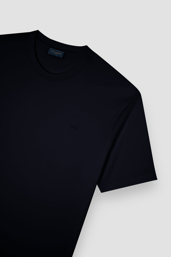 Paul & Shark Embroidered Fin Supima® Cotton Jersey T-shirt | Black