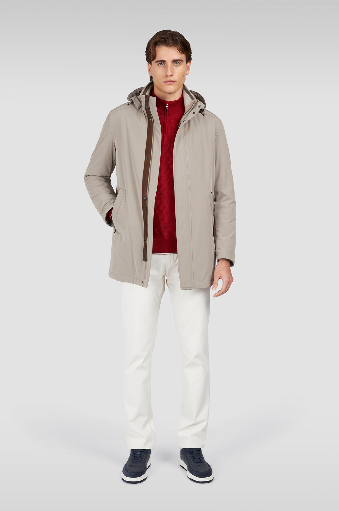 Paul & Shark Paul & Shark Typhoon 4x4 Stretch Coat | Beige