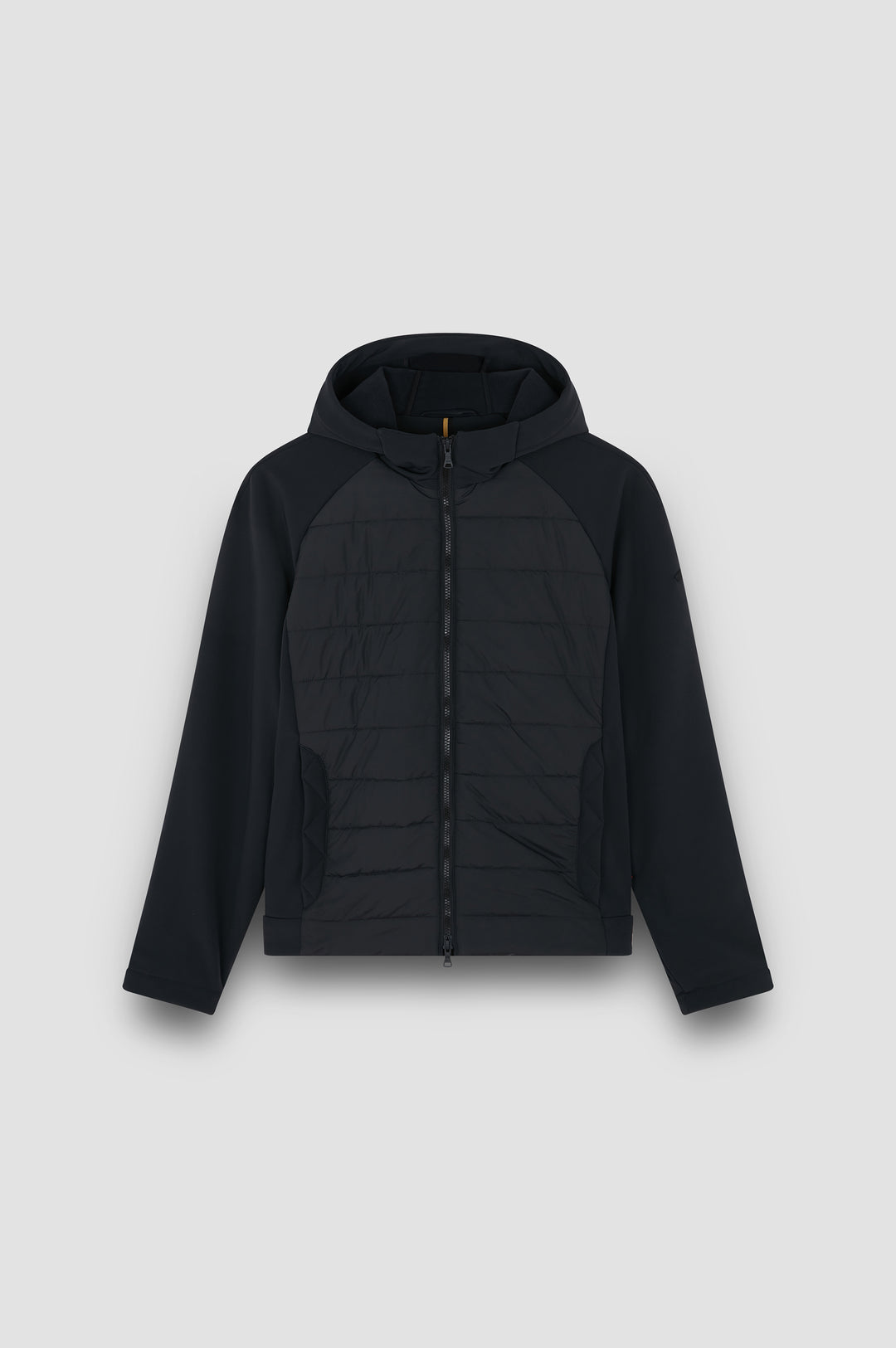 Paul & Shark Re-shark shell Hybrid Jacket with Moon Badge | Black