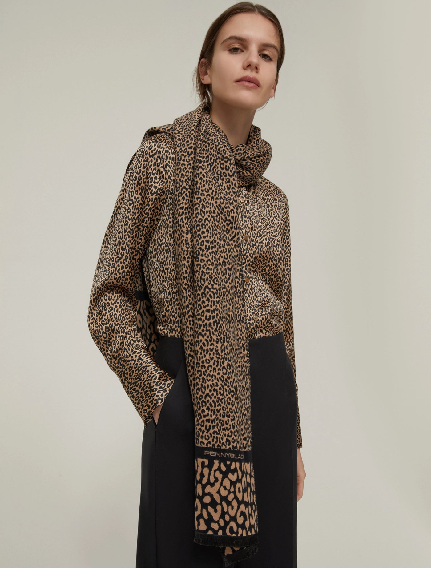 PennyBlack Fagiani Stole | Camel