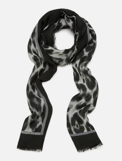 PennyBlack Arabo Scarf | Black/Grey