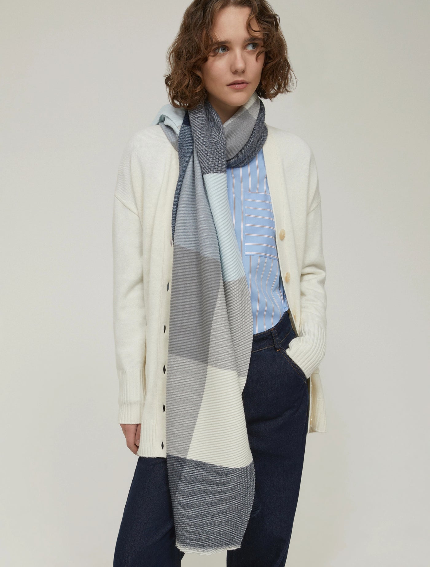 PennyBlack Baita Stole | Navy