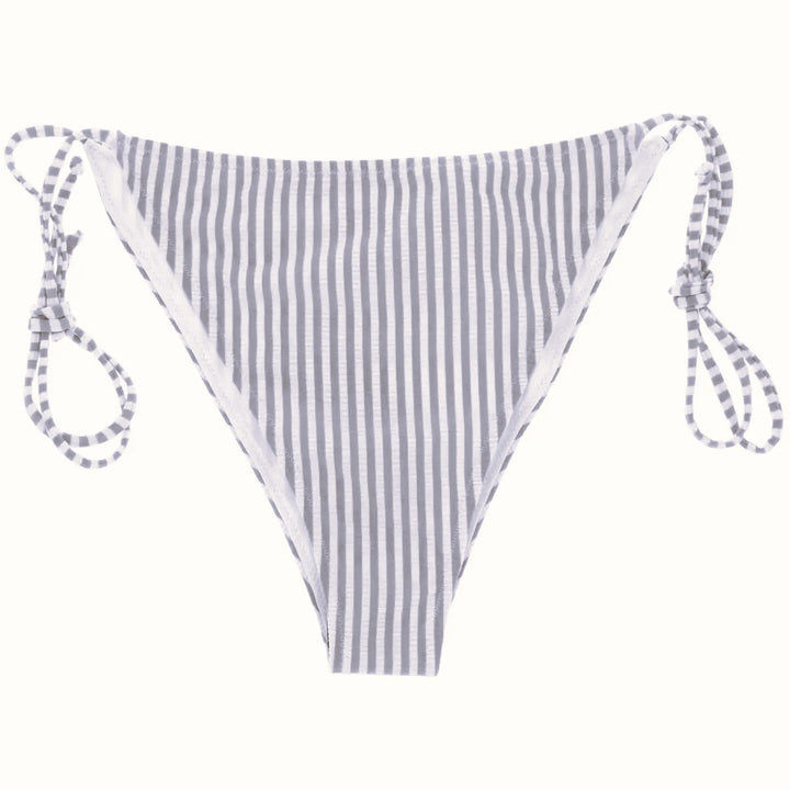 MC2 Saint Barth Women's Triangle Bikini and Bottom | Light Blue/White