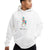 Ralph Lauren Hoodie Double Knit with Multicolor Pony | White