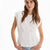 PennyBlack Dart-detail Cotton T-shirt | Ivory