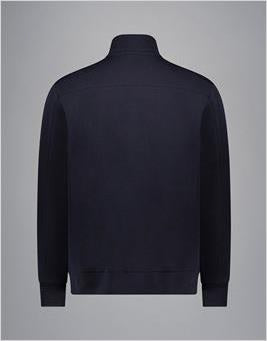 Paul & Shark Active Fleece Cotton Full Zip Cardigan | Navy