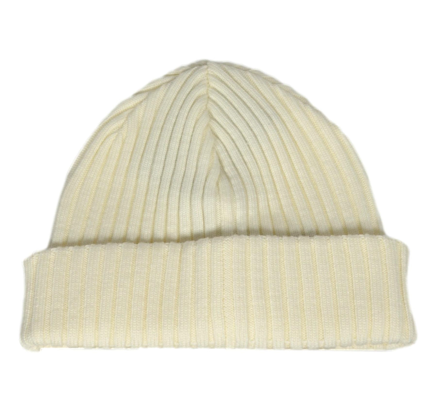 Paul & Shark Shark Tag Soft Cool Touch Wool Beanie | Ecru